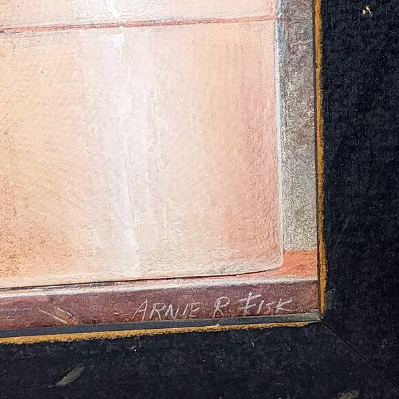 Arnie Fisk Art Print Charming Siamese Kitten in Hat Box Retro Cat Wall Decor - Picture 5 of 6